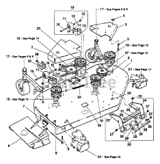 Snapper ZF 7302M (7084605) - Snapper 73" Mower Deck Assembly