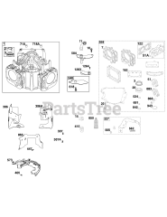 Briggs & Stratton 40T877-0008-B1 - Briggs & Stratton Vertical Engine