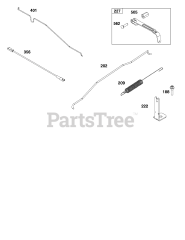 Briggs & Stratton 123P02-0067-H5 - Briggs & Stratton Vertical Engine Controls Group
