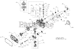 Cub Cadet ZT1-50 KW FAB (17RIEACZ010) - Cub Cadet Ultima 50" Zero-Turn Mower, Fab Deck, Kawasaki (2019) Transmission (LH)