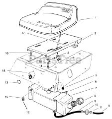 Toro 70040 (8-25) - Toro Rear-Engine Riding Mower (SN: 089000001 - 089999999) (1998)