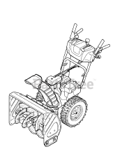 Columbia 10528 PC (31AH6WK3597) - Columbia 28" Snow Thrower (2008) .Quick Reference