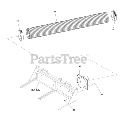 Ferris 5601545 - Ferris 52" iCD/2-Belt Turbo-Max 2-Bag Soft Top Grass Collection System for ISX2200