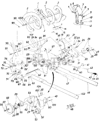 MTD 196-486-000 - MTD 36" Snow Thrower Attachment (1986)