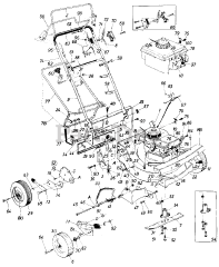 MTD 117-322-122 - MTD Walk-Behind Mower (1987) (Caldor) Parts