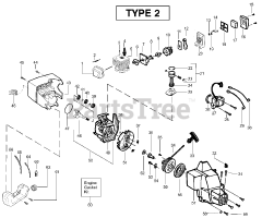 Weed Eater PL 200 - Weed Eater String Trimmer Power Unit (Type 2)