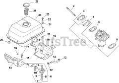 Kohler CS12-941633 - Kohler Command PRO Engine, Basic Version, 12hp, 8.95kW Fuel System