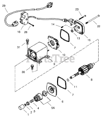 Toro 38053 (824) - Toro 24" Power Throw Snow Thrower (SN: 200000001 - 200999999) (2000) Electric Starter No. 33329e (110 Volt) Tecumseh HMSK80-155672V (Model No. 38078 Only)