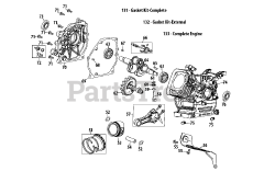 MTD 270-VU - MTD Engine 270-VU Crankcase