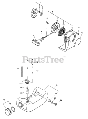 Echo SRM-2110 - Echo String Trimmer (Type 1) Starter, Fuel System