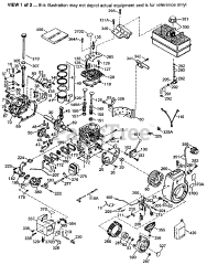 Tecumseh HMSK80-155474S - Tecumseh Engine Engine Parts List #1