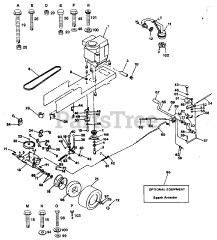 Poulan Pro PP 1238 - Poulan Pro Lawn Tractor DRIVE