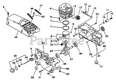 Echo CS-5500 - Echo Chainsaw (SN: 001001 - 020976)