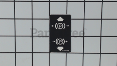Gravely 07757500 Parking Break Lever Decal