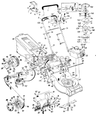 White Outdoor 128-476B190 - White Outdoor Lawn Boss 22" Walk-Behind Mower (1988)