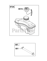 Briggs & Stratton 104M02-0253-H5 - Briggs & Stratton Vertical Engine Fuel Supply Group