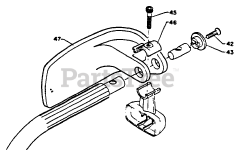Echo CS-452 VL - Echo Chainsaw Hand Guard  S/N: 023442 - 999999