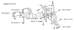 Husqvarna 326 HS 75 X - Husqvarna Hedge Trimmer (2002-01) Crankcase
