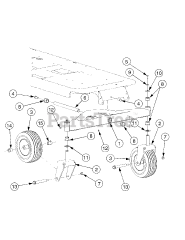 Yard Machines RZT-42 (17AA5AAG700) - Yard Machines 42" Zero-Turn Mower (2008)