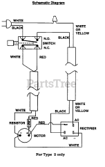 Weed Eater E 150 BT - Weed Eater Edger, Electric SCHEMATIC DIAGRAM - TYPE 2 ONLY