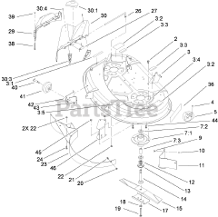 Toro 71252 (XL 380 H) - Toro Lawn Tractor (SN: 280000001 - 280999999) (2008)