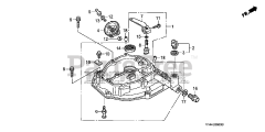 Honda F220 K1 AT2 (FAAJ) - Honda 21" Tiller, Made in Japan (SN: FAAJ-3800001 - FAAJ-3809999) CRANKCASE
