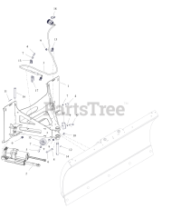 Ariens 851003 - Ariens 48" Snow Blade for Mammoth 850 (SN: 000101 & Above)