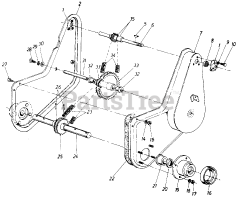 White Outdoor 196-960-000 - White Outdoor 8hp Tiller Attachment (1986)