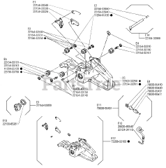 Shindaiwa 300 s - Shindaiwa Chainsaw Rear Handle