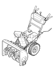 Craftsman 247.889571 (31AS62EE799) - Craftsman Snow Thrower (2011) (Sears)