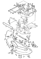 Gravely 34427 - Gravely 40" Deck, 3-Spindle for Tractor MOWER DECK ASSEMBLY 40"