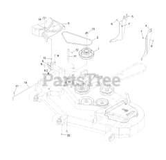 Exmark 116-3001 - Exmark Ultra Vac Bagger for Pioneer Mower (SN: 404314159 - 406294344) (2019) Completing Kit No. 116-4889