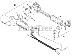 Echo SHC-266 - Echo Shaft Hedge Trimmer (SN: T44113001001 - T44113999999) Control Handle S/N T44113001001 - T44113001079