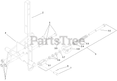 Toro 74268 (Z 597-D) - Toro 60" Z Master Zero-Turn Mower, Side-Discharge Deck (SN: 270000001 - 270000300) (2007) LH Motion Control Assembly No. 109-3979