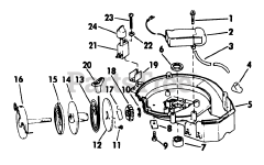 Lawn-Boy 5501 - Lawn-Boy Walk-Behind Mower (SN: 300000001 - 399999999) (1973) Magneto And Starter 2
