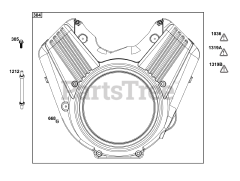 Briggs & Stratton 613277-0010-E1 - Briggs & Stratton Horizontal Engine