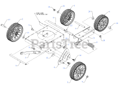 Troy-Bilt TB 554 (25B-55MA766) - Troy-Bilt Edger (2019) Wheels