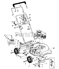 ServiStar 114-060A105 - ServiStar Walk-Behind Mower (1994) (American Hardware)