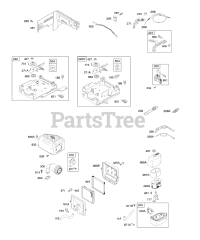 Briggs & Stratton 121A12-0277-E1 - Briggs & Stratton Horizontal Engine