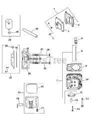 Cub Cadet LT 1046 (13AP11CH710) - Cub Cadet 46" Lawn Tractor (2007 & Before) Command Engine Head Valve Breather