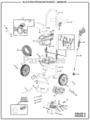 Black Max BM 80919 E - Black Max 2800 PSI Pressure Washer