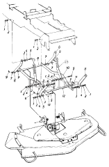MTD 19957S - MTD Mower Deck Assembly Only (1985)