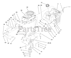 Toro 71215 (14-38 HXL) - Toro Lawn Tractor (SN: 079000001 - 079999999) (1997)