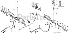 Honda HS828 K1 TAS/C (SZAK) - Honda 28" Snow Blower, Made in Japan (SN: SZAK-2120001 - SZAK-9999999) CHANGE LEVER