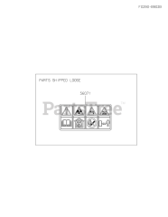Kawasaki FJ180V-DM21 - Kawasaki Engine LABEL