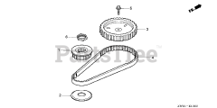 Honda BFP8 D2 XRA (BAAJ) - Honda Outboard Engine, Made in Japan (SN: BAAJ-1100001 - BAAJ-9999999) TIMING BELT