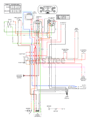 Scag STTII-61V-26CH-EFI - Scag Turf Tiger II 61" Zero-Turn Mower, 26hp Kohler (SN: P1700001 - P1799999) ELECTRICAL SCHEMATIC - BRIGGS &amp; STRATTON 37BV-EFI