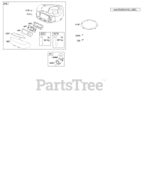 Briggs & Stratton 21B707-0453-E1 - Briggs & Stratton Vertical Engine
