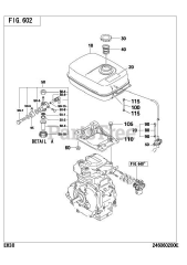 Subaru Robin EH300DS7330 (EH30) - Subaru Robin Engine 602 Fuel &amp; Lubricant