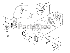 Snapper 415BPB (86367) - Snapper Blower 415BPB Air Cleaner Assm'y And Rotor